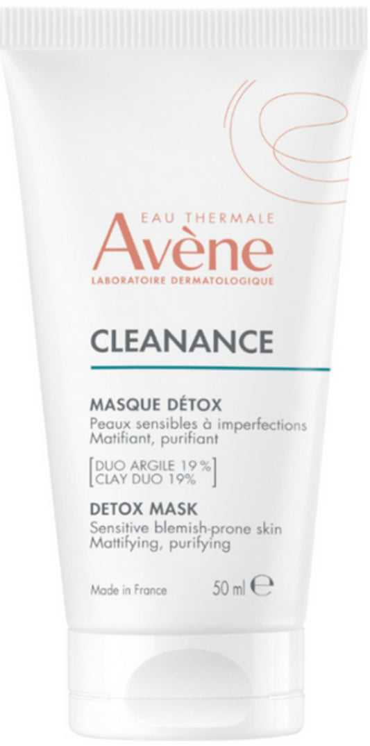 Avene, Cleanance, Cleansing & Exfoliation, Clay Mask, 50 ml