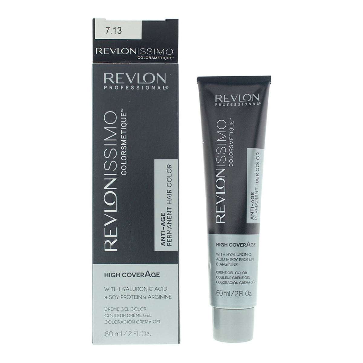 Revlon, Revlonissimo Colorsmetique, Permanent Hair Dye, 7.13 Beige Blonde, 60 ml
