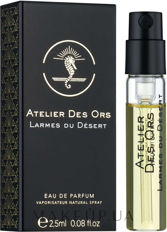 Atelier Des Ors Larmes du Desert 2.5ml 0.08 fl. oz. Official perfume samples