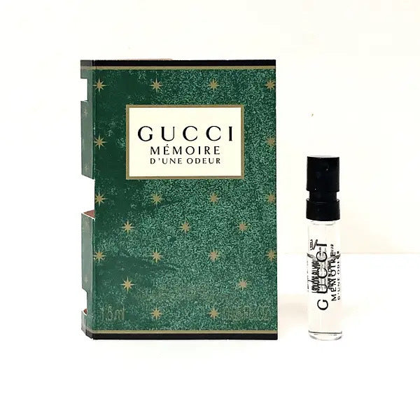 Gucci Memoire d' Une Odeur by Gucci Parfums official perfume sample 1.5ml 0.05 fl. oz. discontinued fragrance