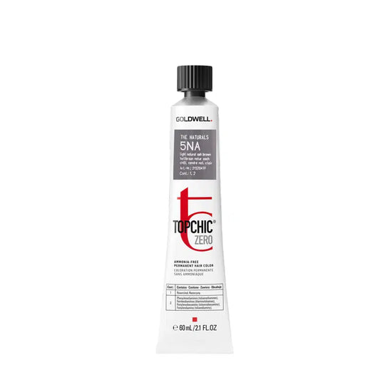 Goldwell, TopChic Zero, Permanent Hair Dye, 5NA Light Natural Ash Brown, 60 ml