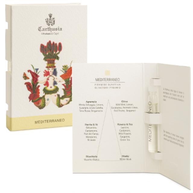 official Carthusia perfume sample Carthusia Mediterraneo size 2ml 0.06 oz.