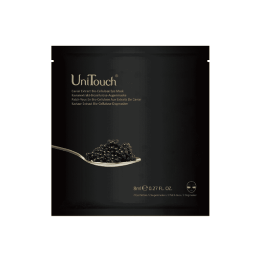 UniTouch, Bio-Cellulose, Caviar, Lifting, Under-Eye Mask Patch, 2 pcs, *Tester